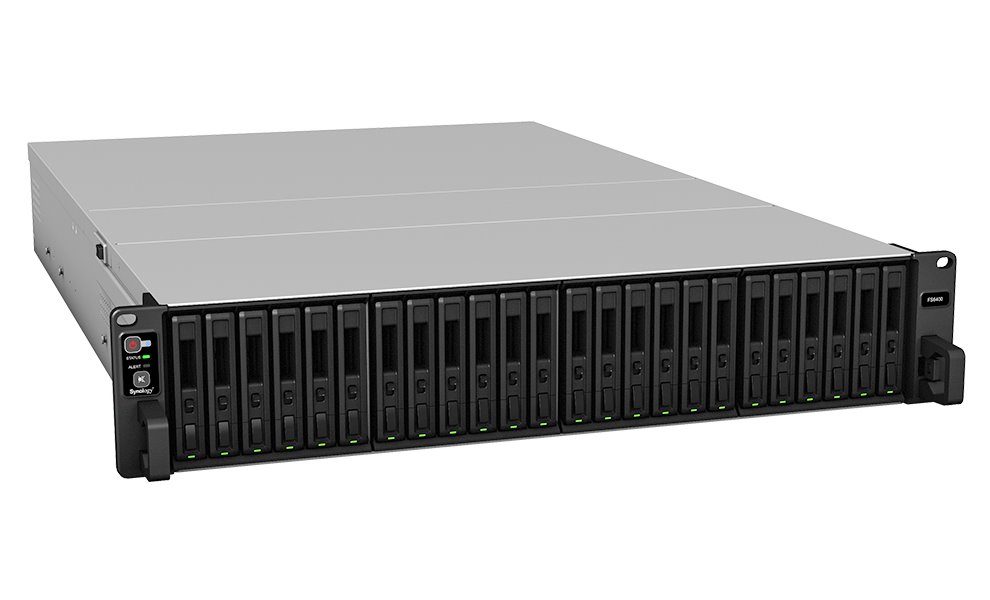 Synology FS6400 Flash Station   2U, 24x SAS, 32GB RAM, 2x 10Gb LAN, 2x 1Gb LAN, redund.zdroj, 2x PCIe