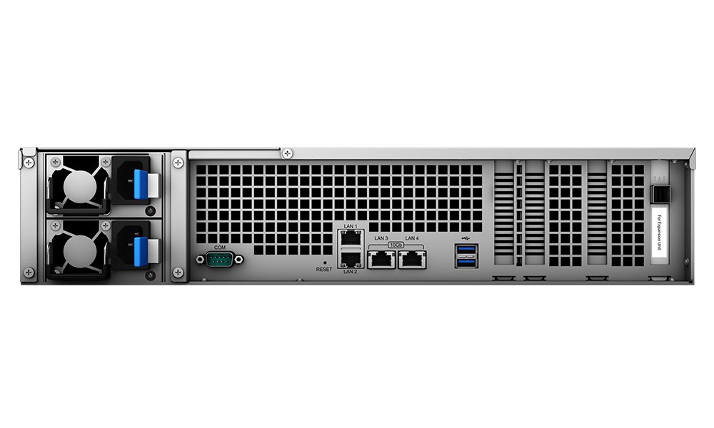 Synology FS6400 Flash Station   2U, 24x SAS, 32GB RAM, 2x 10Gb LAN, 2x 1Gb LAN, redund.zdroj, 2x PCIe