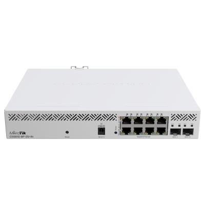 MikroTik managed Switch CSS610-8P-2S+IN 8x GbE PoE+, 2x 10Gb SFP+, SwOS, PSU (PoE budget 140W)