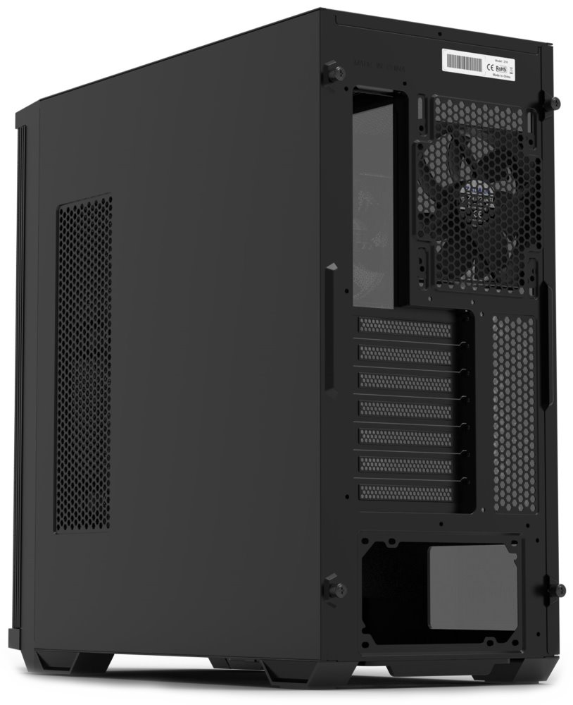 Zalman skříň Z10 / ATX / 3x140 + 1x120 mm fan / 2xUSB 3.0 / USB-C / tvrzené sklo