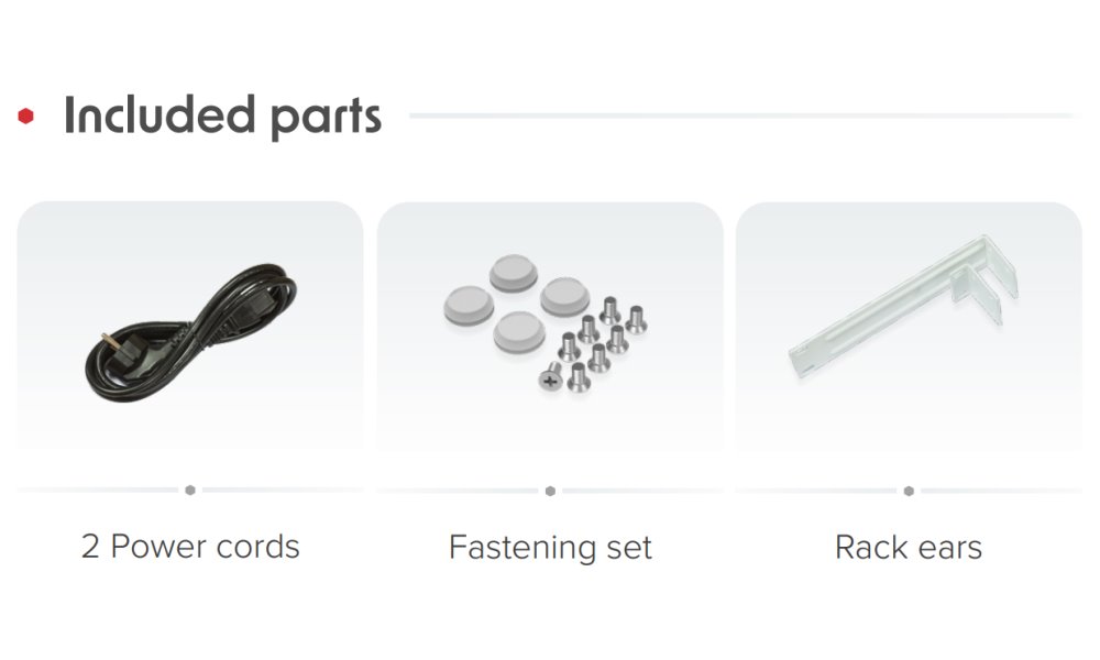 Mikrotik Cloud Switch CRS518-16XS-2XQ-RM, 650 MHz CPU, 64 MB RAM, 1x LAN, 2x QSFP28, 16x SFP28, 2x PSU, L6