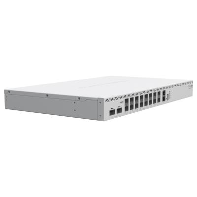 Mikrotik Cloud Switch CRS518-16XS-2XQ-RM, 650 MHz CPU, 64 MB RAM, 1x LAN, 2x QSFP28, 16x SFP28, 2x PSU, L6