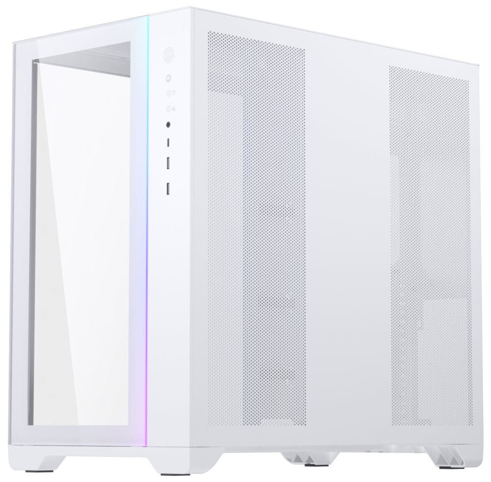 Magniumgear Powered by Phanteks NEO Qube v.2 / ATX / 2 x USB 3.0 / USB-C 3.1 / ARGB / tvrzené sklo / bílá
