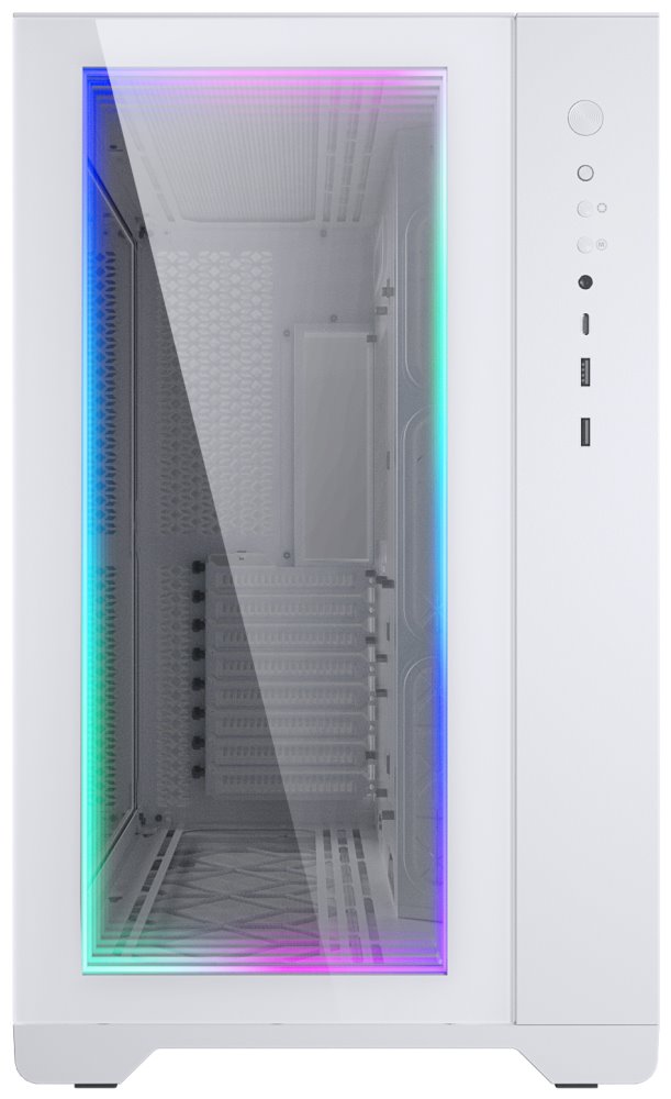 Magniumgear Powered by Phanteks NEO Qube 2IM / ATX / 2xUSB 3.0 / USB-C 3.1 / ARGB / tvrz. sklo / Infinity Mirror / bílá