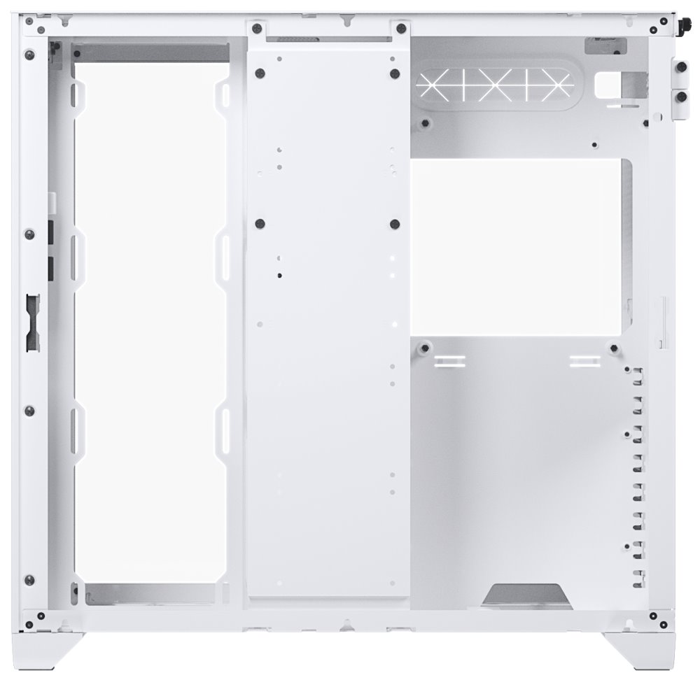 Magniumgear Powered by Phanteks NEO Qube 2IM / ATX / 2xUSB 3.0 / USB-C 3.1 / ARGB / tvrz. sklo / Infinity Mirror / bílá