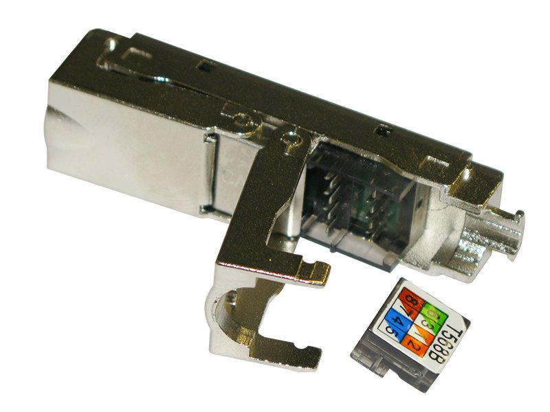 XtendLan spojka, CAT5e/6/6A, STP, voděodolná, instalace kabeláže bez narážení kabelů