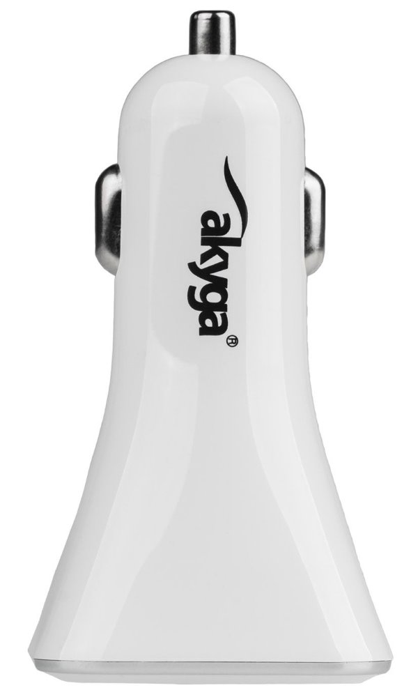 TRX Akyga AK-CH-09 4x USB nabíječka do auta 6.8A/ 34W/ bílá