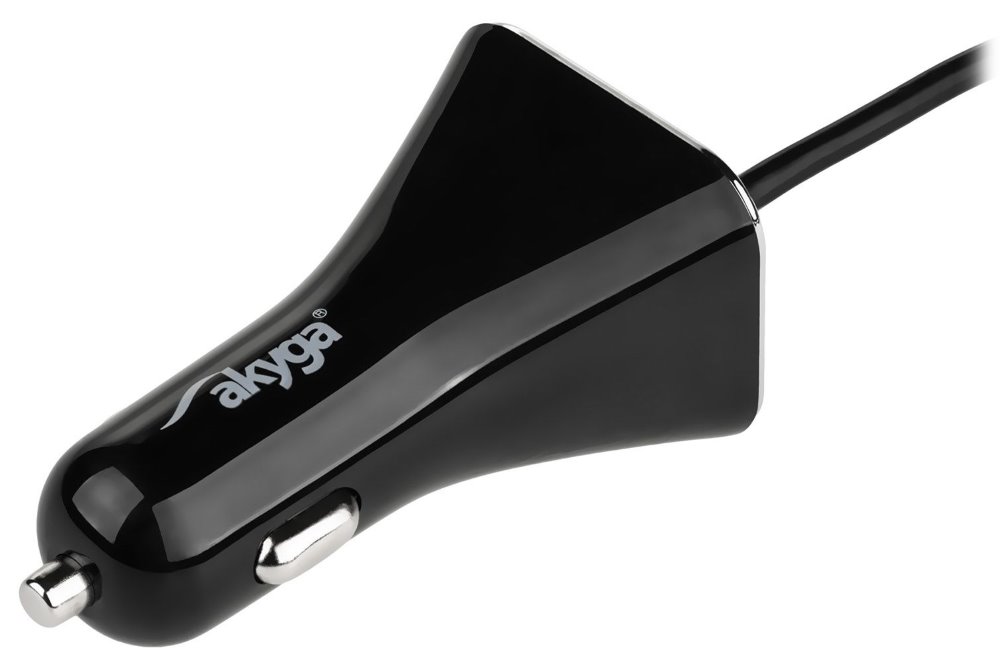 TRX Akyga AK-CH-10 4x USB nabíječka do auta 9A/ 45W/ černá