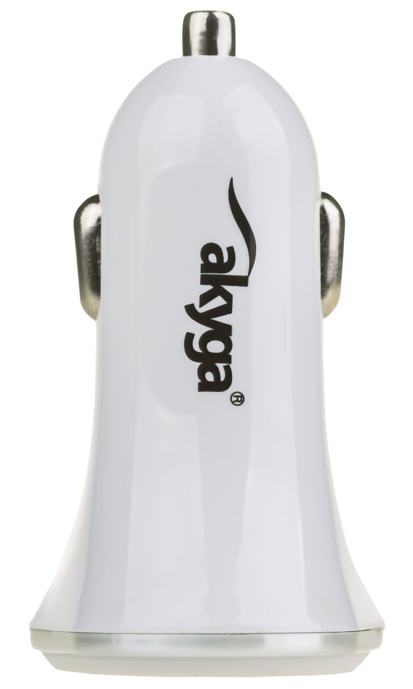 TRX Akyga AK-CH-07 USB nabíječka do auta 3A/ 15W/ Quick Charge 3.0/ bílá