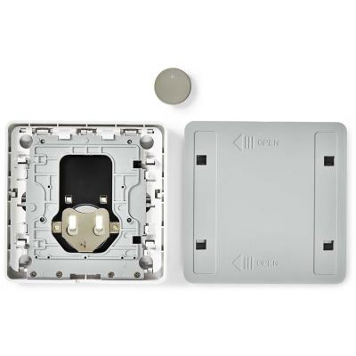 NEDIS chytrý nástěnný vypínač/ Zigbee 3.0/ nástěnný držák/ čtyři tlačítka/ bílý