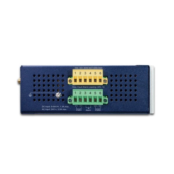 Planet LCG-300 IoT LoRaWAN průmyslová brána, 5x LAN 1Gb, DIN, IP30, -40/+75C, 9-54VDC