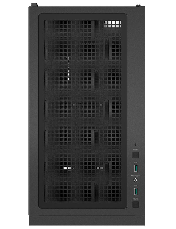 DEEPCOOL skříň CH510 / E-ATX / 120 mm fan / 2xUSB 3.0 / tvrzené sklo / černá