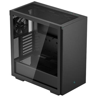 DEEPCOOL skříň CH510 / E-ATX / 120 mm fan / 2xUSB 3.0 / tvrzené sklo / černá
