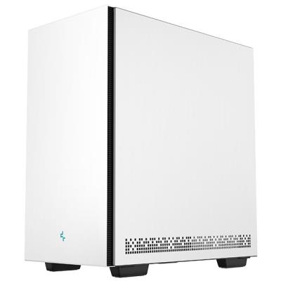 DEEPCOOL skříň CH510 WH / E-ATX / 120 mm fan / 2xUSB 3.0 / tvrzené sklo / bílá