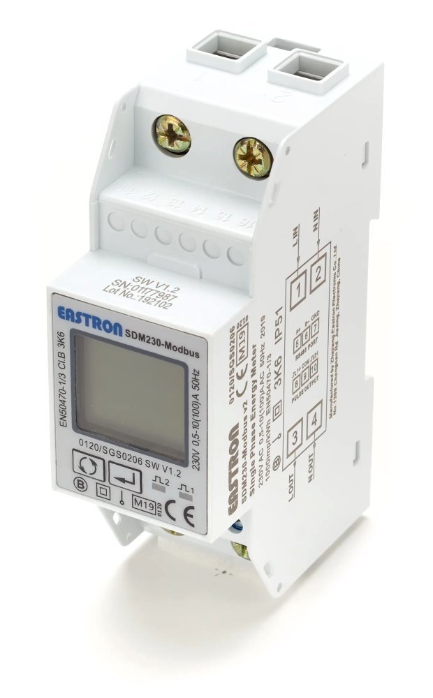 Eastron SDM230 Modbus elektroměr, jednofázový