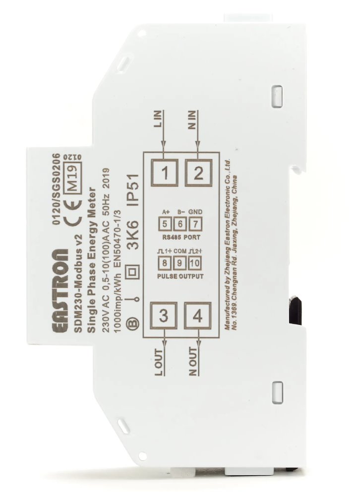 Eastron SDM230 Modbus elektroměr, jednofázový