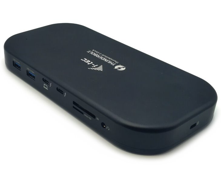 i-tec dokovací stanice Thunderbolt 3 Dual 4K/ 5x USB-A 3.2/ USB-C/ HDMI/ LAN/ micro SD/SD/ Power Delivery 60W
