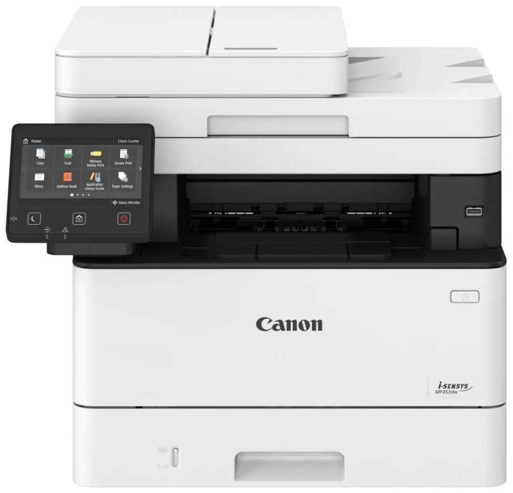 CANON i-SENSYS MF453dw / A4 / čb/ PSC/ 38ppm/ až 1200x1200dpi / WiFi Direct/ WIFI/ LAN/ USB/ PCL/  Duplex/ DADF