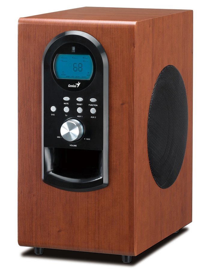 GENIUS repro SW-HF 5.1 6000 Ver. II/ 5.1/ 200W/ Dřevěné/ Dálkový ovladač