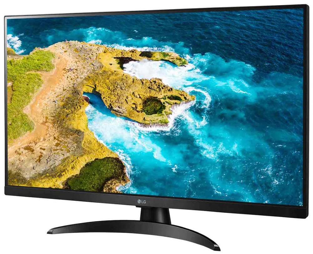 LG monitor 27TQ615S-PZ IPS webOS / 1920x1080 /8 bit/ 1000:1 / 250cd / 2xHDMI / Wifi / DVB-T/T2/DVB-C/DVB-S/S2 /DO černý