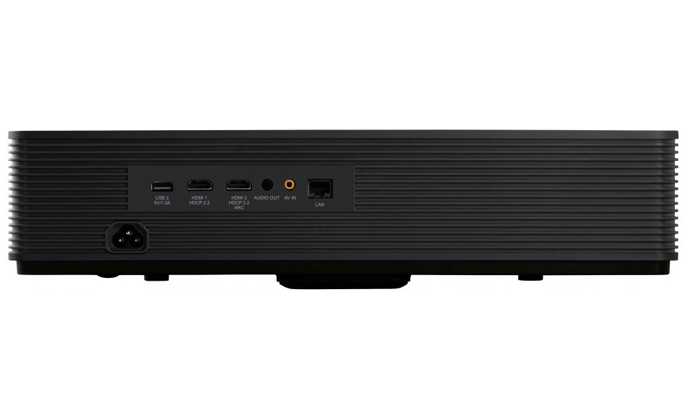 ViewSonic X2000B-4K/DLP laser/ ultraShortThrow/2000 ANSI/ 3000000:1/Repro/AV/2xHDMI/2xUSB/RJ45/ WiFi/phone control/černý