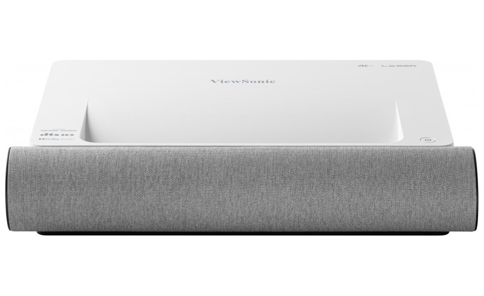 ViewSonic X2000L-4K/DLP laser/ ultraShortThrow/2000 ANSI/3000000:1/Repro/AV/2xHDMI/2xUSB/RJ45/WiFi/phone control/bílý