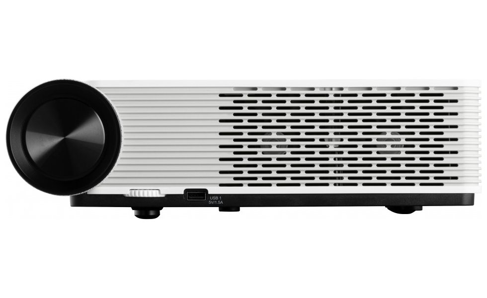 ViewSonic X2000L-4K/DLP laser/ ultraShortThrow/2000 ANSI/3000000:1/Repro/AV/2xHDMI/2xUSB/RJ45/WiFi/phone control/bílý