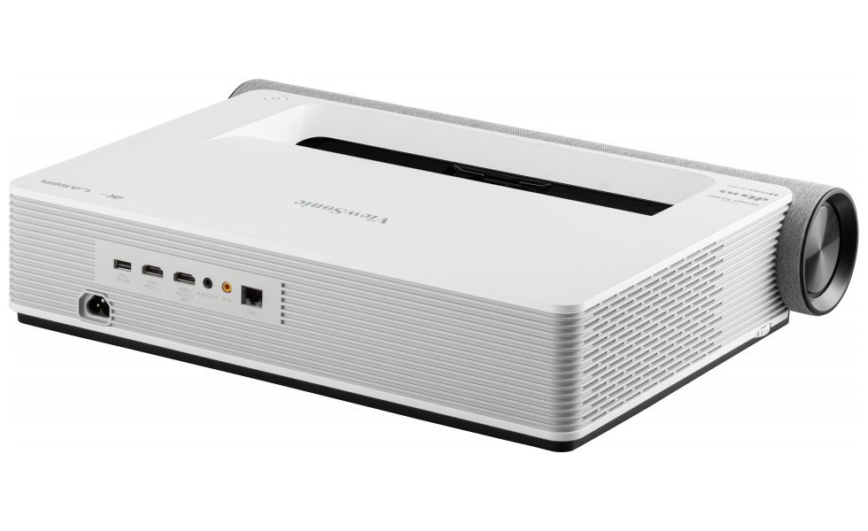ViewSonic X2000L-4K/DLP laser/ ultraShortThrow/2000 ANSI/3000000:1/Repro/AV/2xHDMI/2xUSB/RJ45/WiFi/phone control/bílý