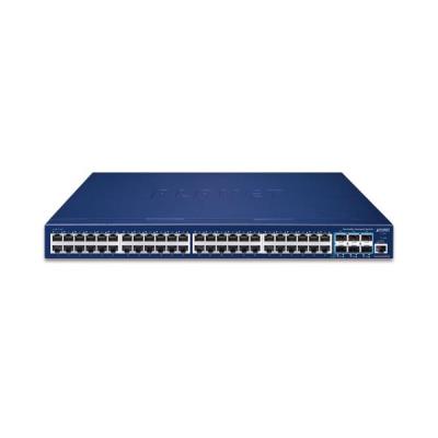 Planet SGS-6310-48T6X L3 switch, 48x1Gb, 6x10Gb SFP+, HW/IP stack, VSF/Cluster