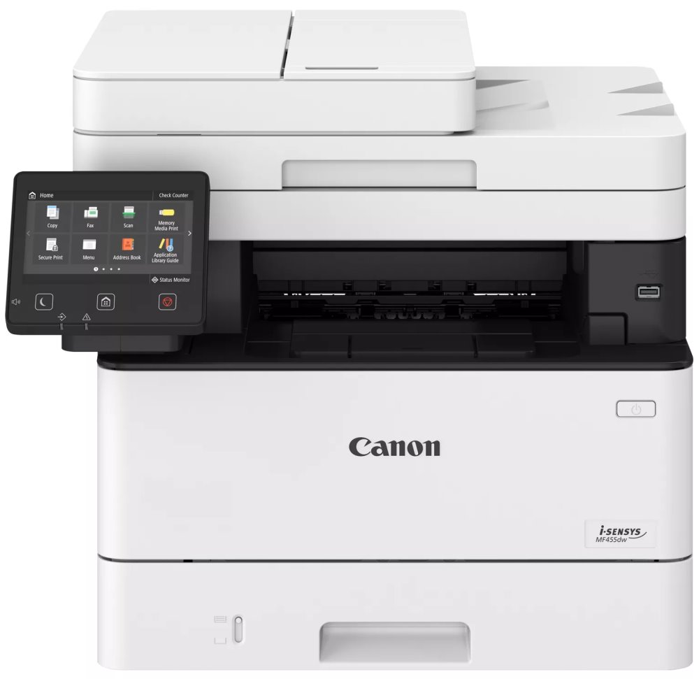 CANON i-SENSYS MF455dw / A4 / čb/ PSCF/ 38ppm/ až 1200x1200dpi / WiFi Direct/ WIFI/ LAN/ USB/ PCL/  Duplex/ DADF