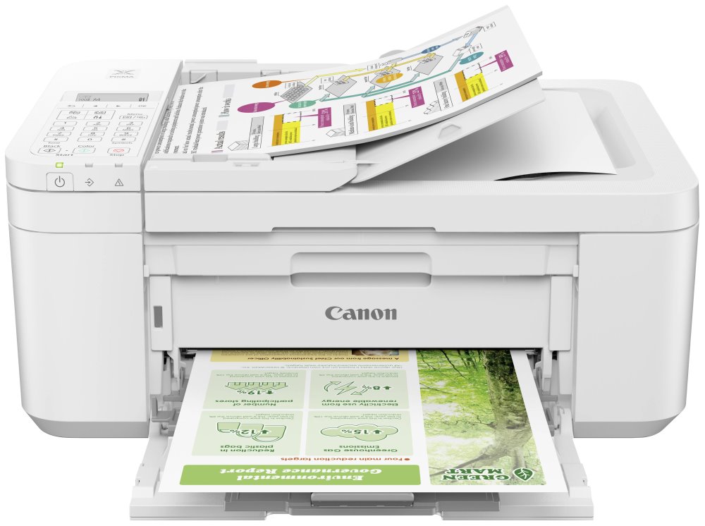 Canon PIXMA TR4651 - PSCF/ A4/ 8,8/4,4ppm/ až 4800x1200dpi/ WiFi/ USB/ Duplex/ ADF/ bílá