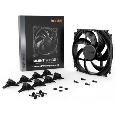 Be quiet! / ventilátor Silent Wings 4 high-speed / 140mm / PWM / 4-pin / 29,3dBA
