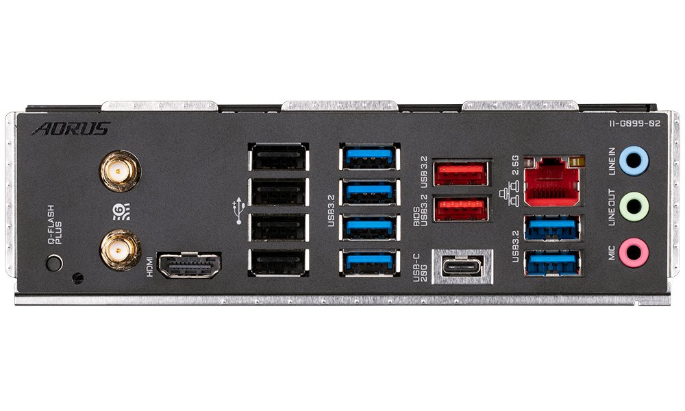 GIGABYTE X670 AORUS ELITE AX / AMD X670 / AM5 / 4x DDR5 DIMM / 4x M.2 / HDMI / USB-C / WiFi / ATX