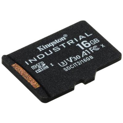KINGSTON 16GB microSDHC / Industrial Temp / UHS-I / U3 / vč. adaptéru