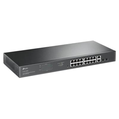 TP-Link TL-SG1218MPE/ Easy Smart Switch 16x 10/100/1000Mbps + 2x SFP/RJ-45 combo/ IGMP, QoS, VLAN/ rack