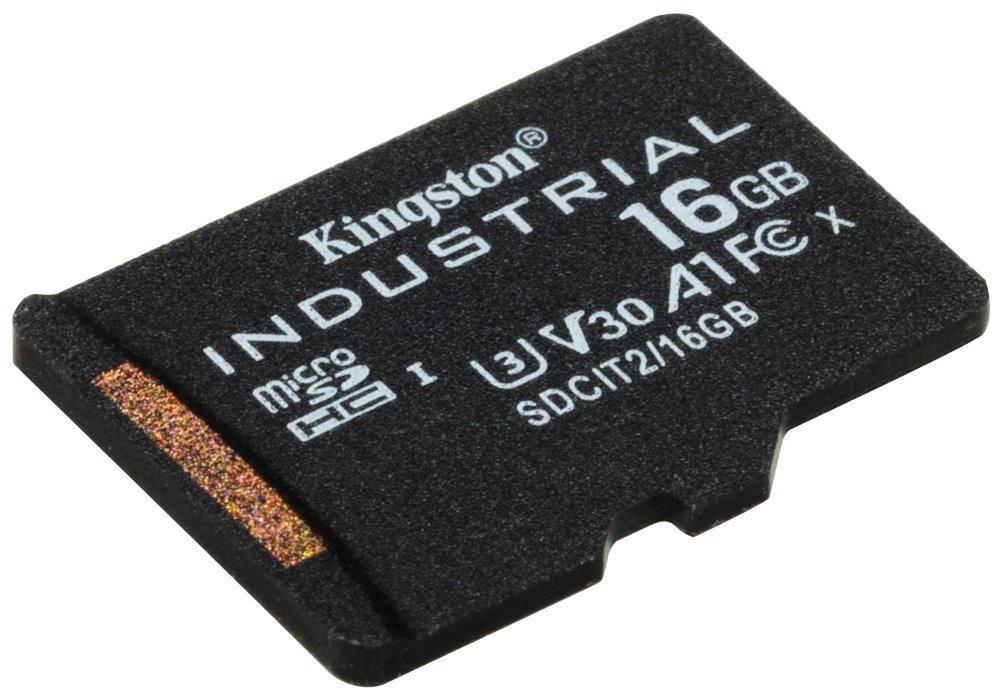 KINGSTON 16GB microSDHC / Industrial Temp / UHS-I / U3 / bez adaptéru