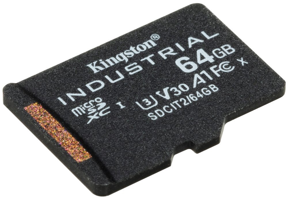 KINGSTON 64GB microSDXC / Industrial Temp / UHS-I / U3 / bez adaptéru