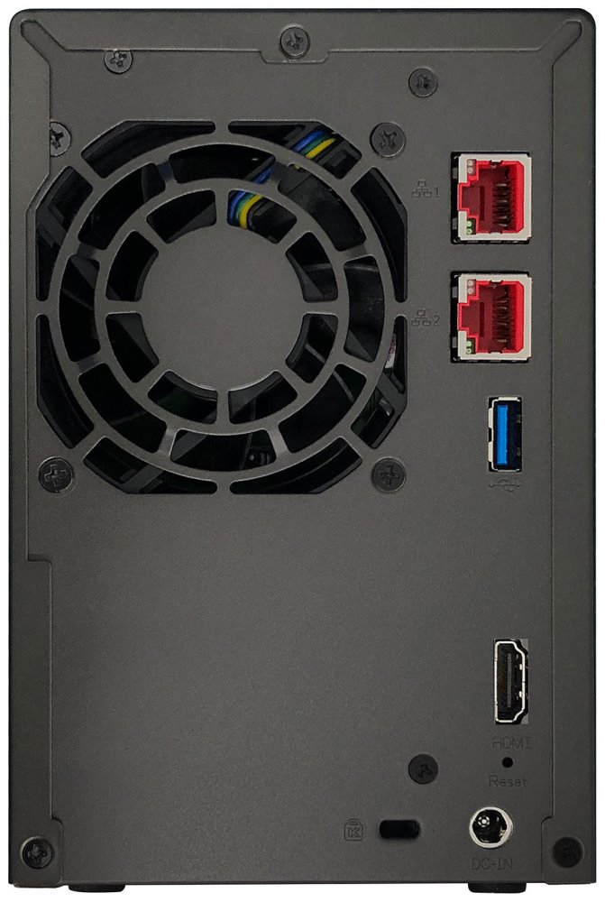 Asustor NAS AS6702T / 2x 2,5"/3,5" SATA III/ Celeron N5105 2.0 GHz/ 4GB/ 2x 2.5GbE/ 4x M.2/ 2x USB 3.2/ HDMI+IR