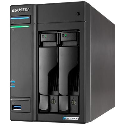 Asustor NAS AS6702T / 2x 2,5"/3,5" SATA III/ Celeron N5105 2.0 GHz/ 4GB/ 2x 2.5GbE/ 4x M.2/ 2x USB 3.2/ HDMI+IR