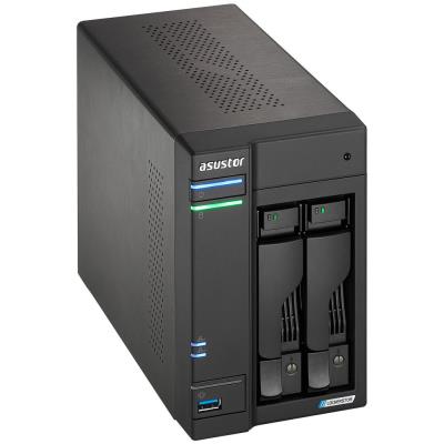 Asustor NAS AS6702T / 2x 2,5"/3,5" SATA III/ Celeron N5105 2.0 GHz/ 4GB/ 2x 2.5GbE/ 4x M.2/ 2x USB 3.2/ HDMI+IR