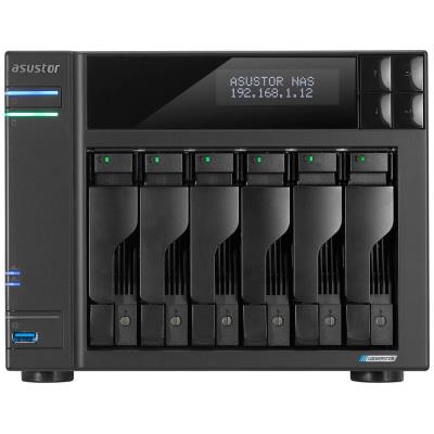 Asustor NAS AS6706T / 6x 2,5"/3,5" SATA III/ Celeron N5105 2.0 GHz/ 8GB/ 2x 2.5GbE/ 4x M.2/ PCIe / 2x USB 3.2/ HDMI+IR