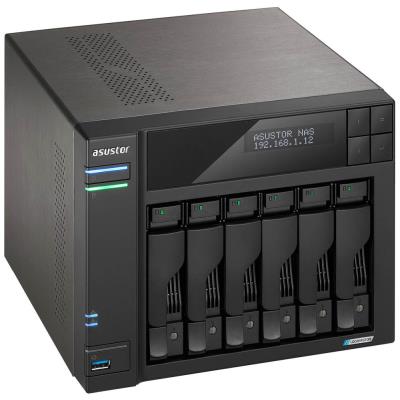 Asustor NAS AS6706T / 6x 2,5"/3,5" SATA III/ Celeron N5105 2.0 GHz/ 8GB/ 2x 2.5GbE/ 4x M.2/ PCIe / 2x USB 3.2/ HDMI+IR