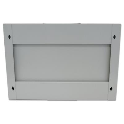 XtendLan 7U/520x400, na zeď, jednodílný, rozložený, skleněné dveře, šedý