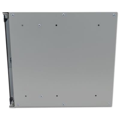 XtendLan 7U/520x400, na zeď, jednodílný, rozložený, skleněné dveře, šedý