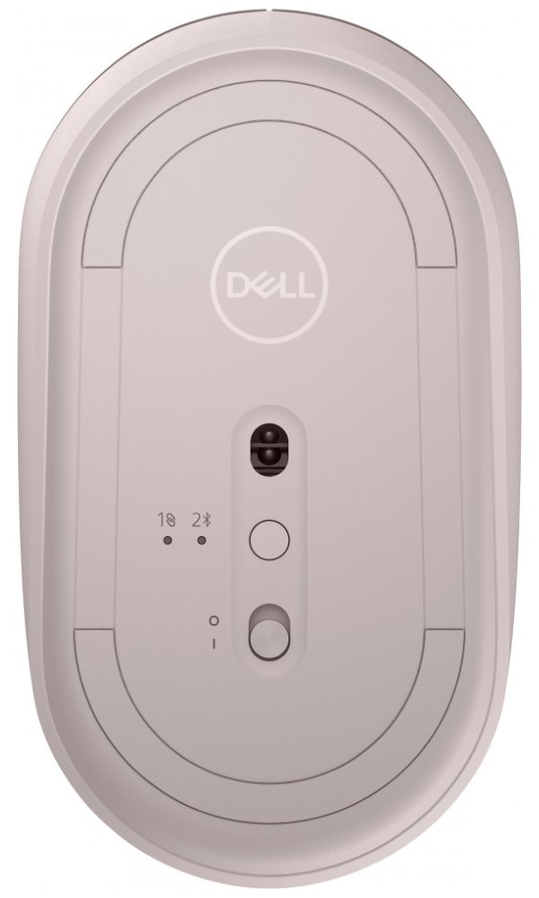DELL myš MS3320W/ optická/ bezdrátová/ růžová