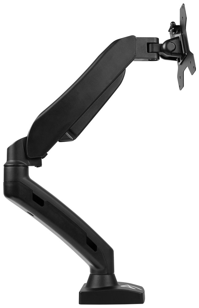 AROZZI ALZARE/ stolní držák pro monitory/ plynový píst/ ocel, hliník/ černý