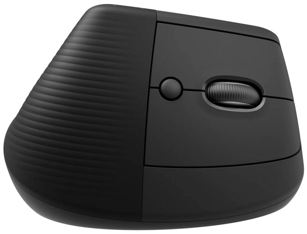 Logitech Lift Vertical Ergonomic Mouse - Graphite   Vertikální myš, optická, 6 tlačítek, bezdrátová, Bluetooth