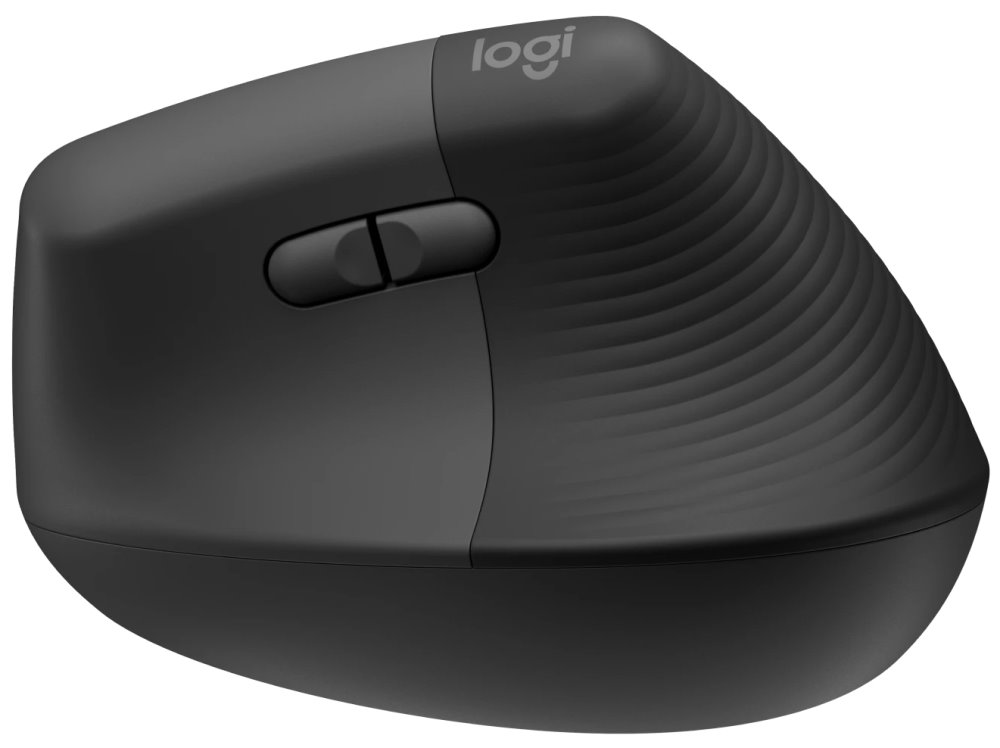 Logitech Lift Vertical Ergonomic Mouse - Graphite   Vertikální myš, optická, 6 tlačítek, bezdrátová, Bluetooth