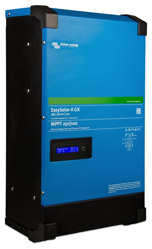 Victron EasySolar-II 48/5000/70-50 MPPT 250/100 GX Hybridní solární jednotka