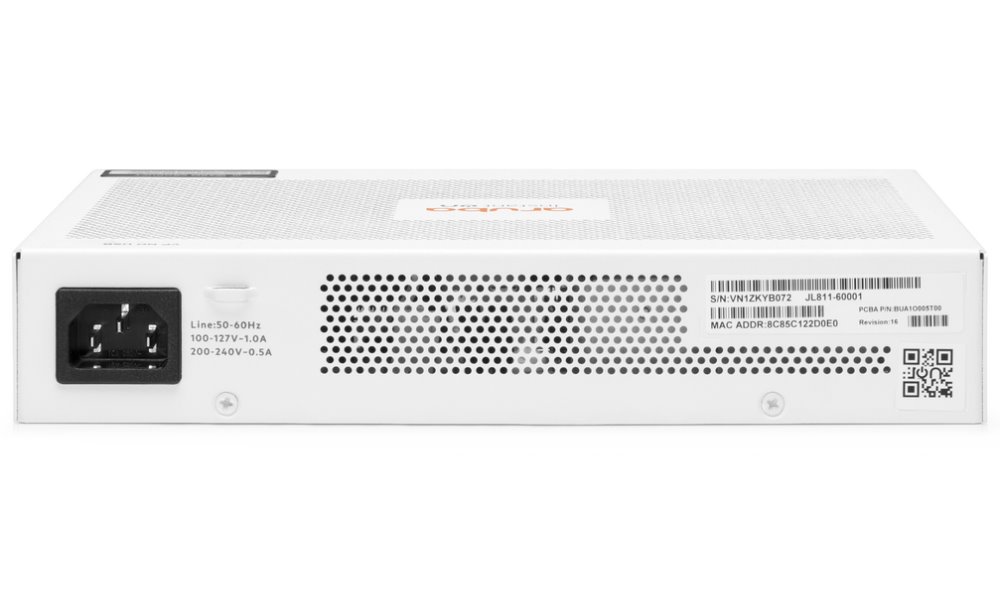 HPE Aruba Instant On 1830 8G 65W Switch (4x RJ45 10/100/1000 + 4x RJ45 10/100/1000 Class4 PoE)